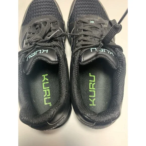 Kuru Womens 10 M Quantum Sneakers Shoes Black Orthotic Walk Gym Work Nursing - Picture 8 of 9